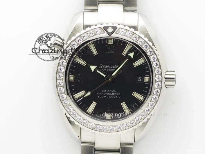 0313 Reliable Planet Ocean Professional SS V6F 37mm Ladies Orange Bezel On Orange Leather Strap A 8255